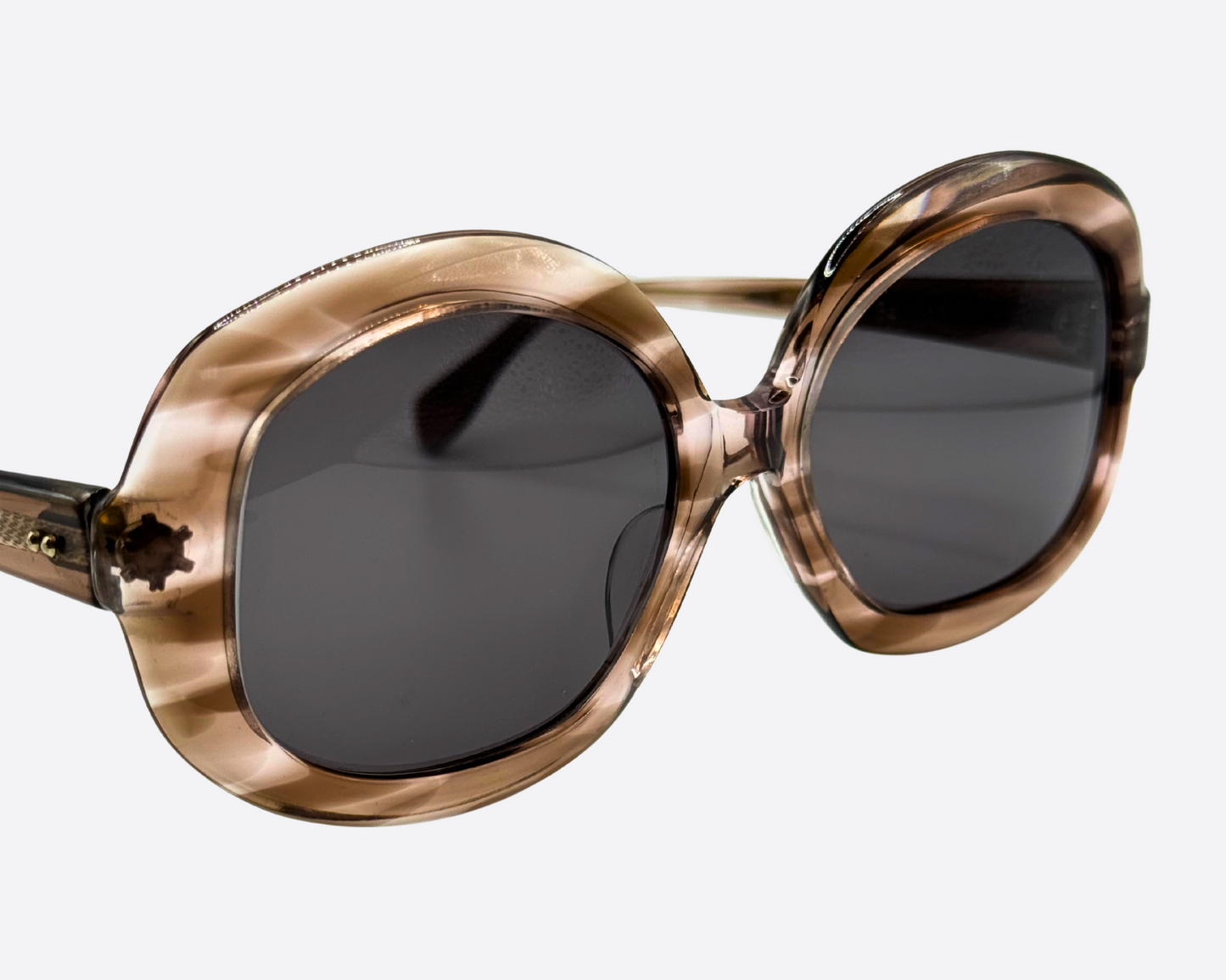 Framo – Marbled Brown Sunglasses | 70s Vintage