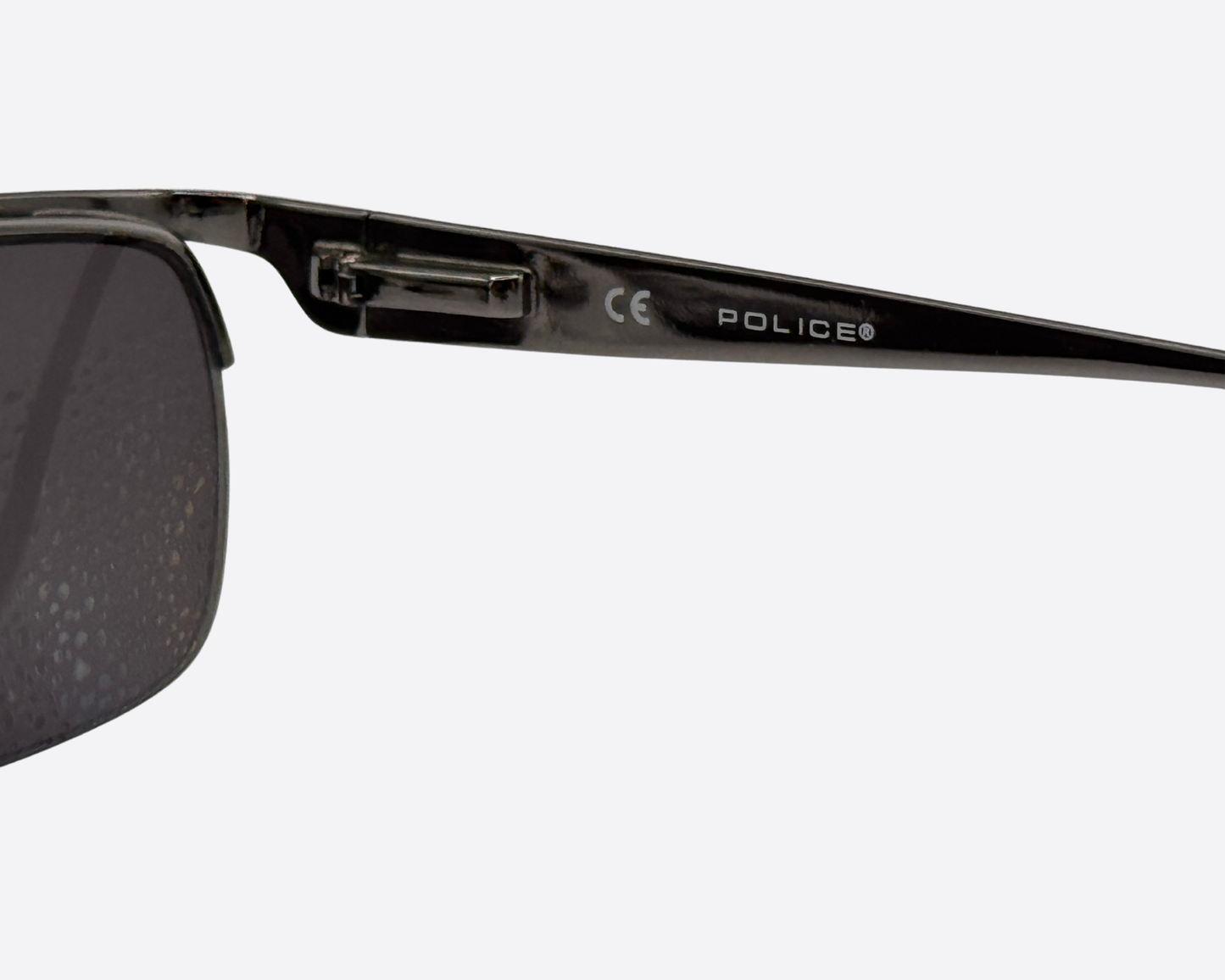 POLICE S8405N - Metal grey lenses | 90s Y2K Matrix Style