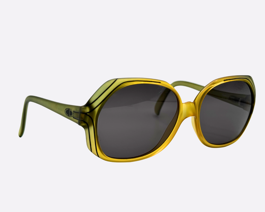 Christian Dior 2035 50 - Optyl Sunglasses green/honey-tone | 80s Vintage