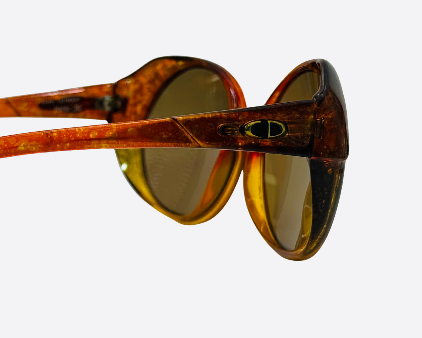 Dior 2019-30 – Amber Glitter Butterfly | 1970s Vintage Glamour