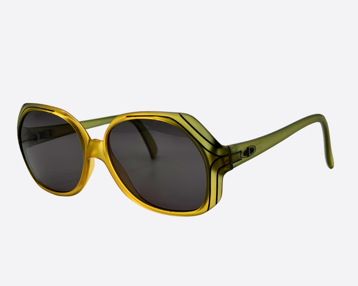 Christian Dior 2035 50 - Optyl Sunglasses green/honey-tone | 80s Vintage