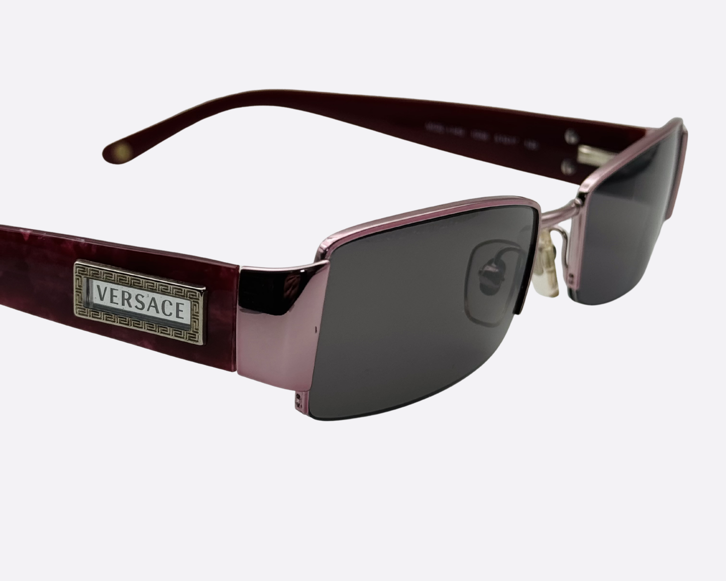 Versace 1140 – Early 2000s Y2K Luxury | Burgundy