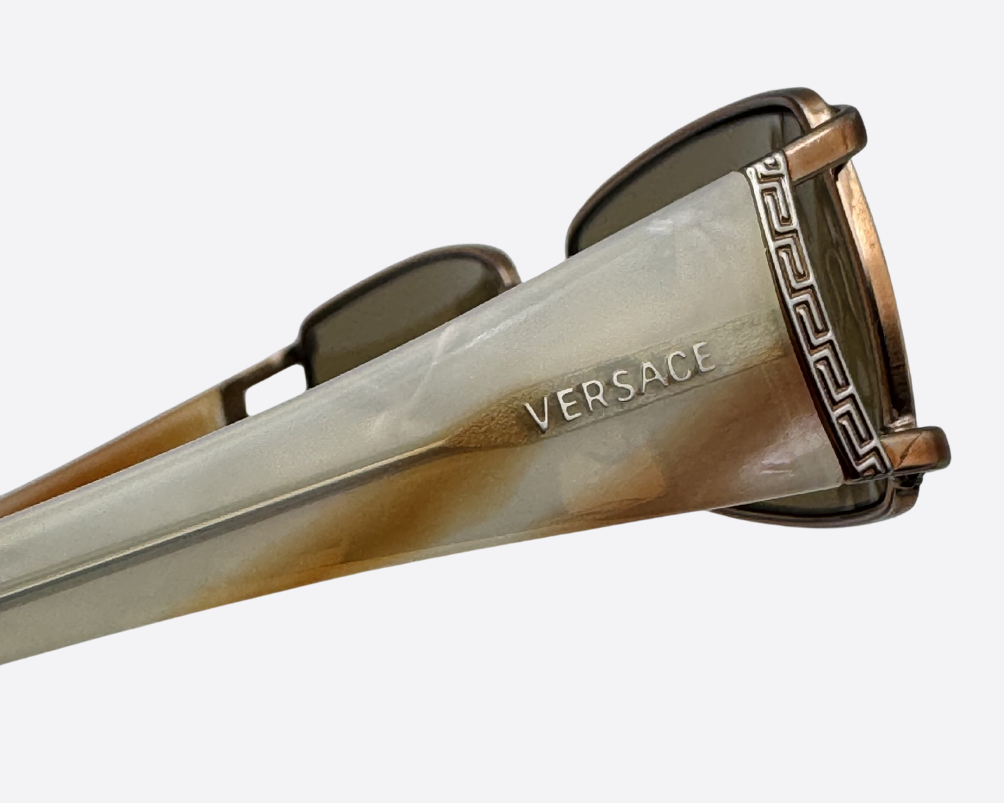 Versace 1132 1052 – Early 2000s Y2K Bronze Icon | Italy