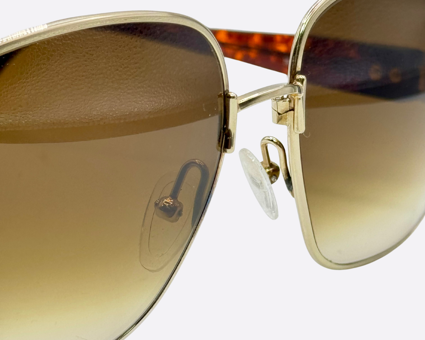Dior 2619 42 – Gold & Rhinestone Aviator | 1980s Vintage