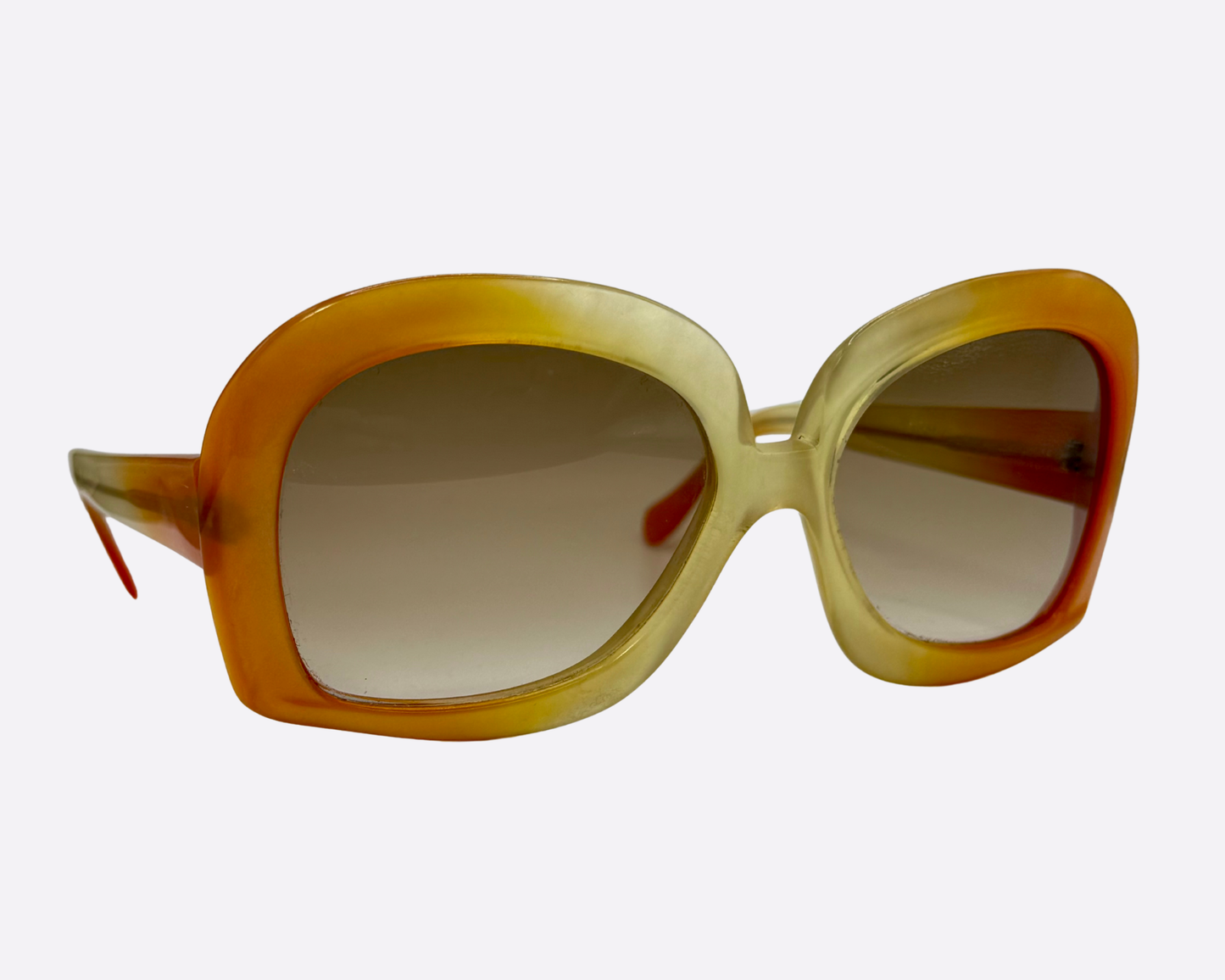 Lozza Lotus – Sunset Yellow & Orange Oversized | 1970s Vintage