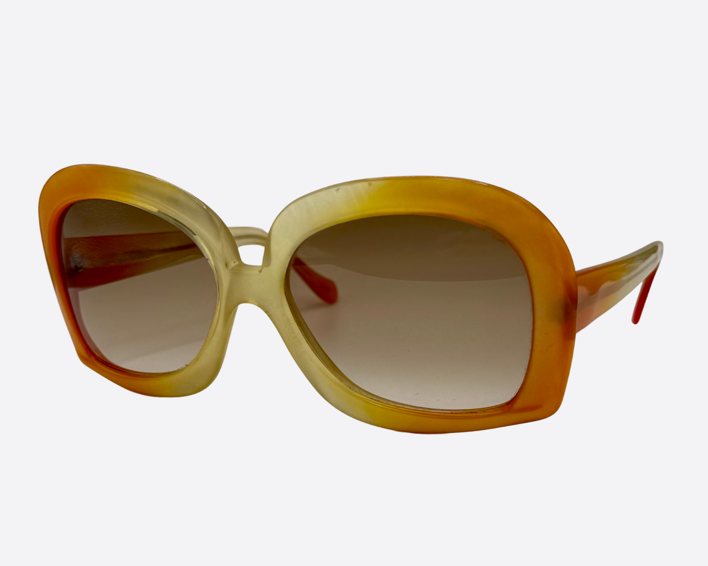 Lozza Lotus – Sunset Yellow & Orange Oversized | 1970s Vintage
