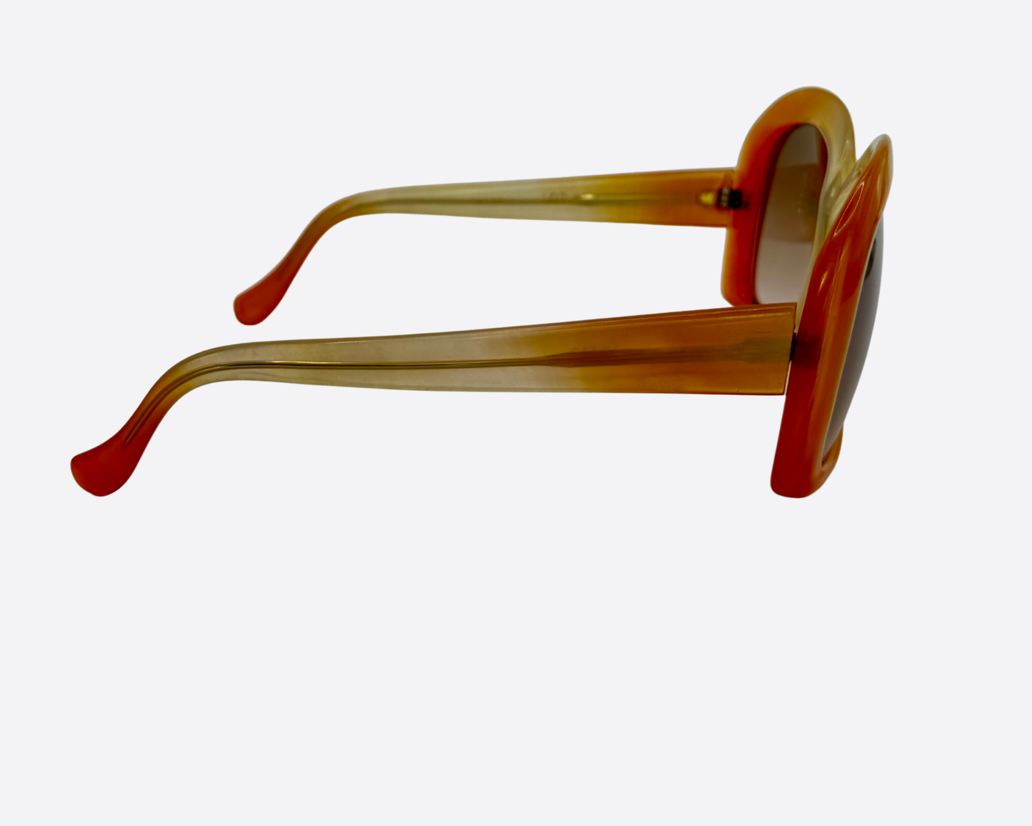Lozza Lotus – Sunset Yellow & Orange Oversized | 1970s Vintage
