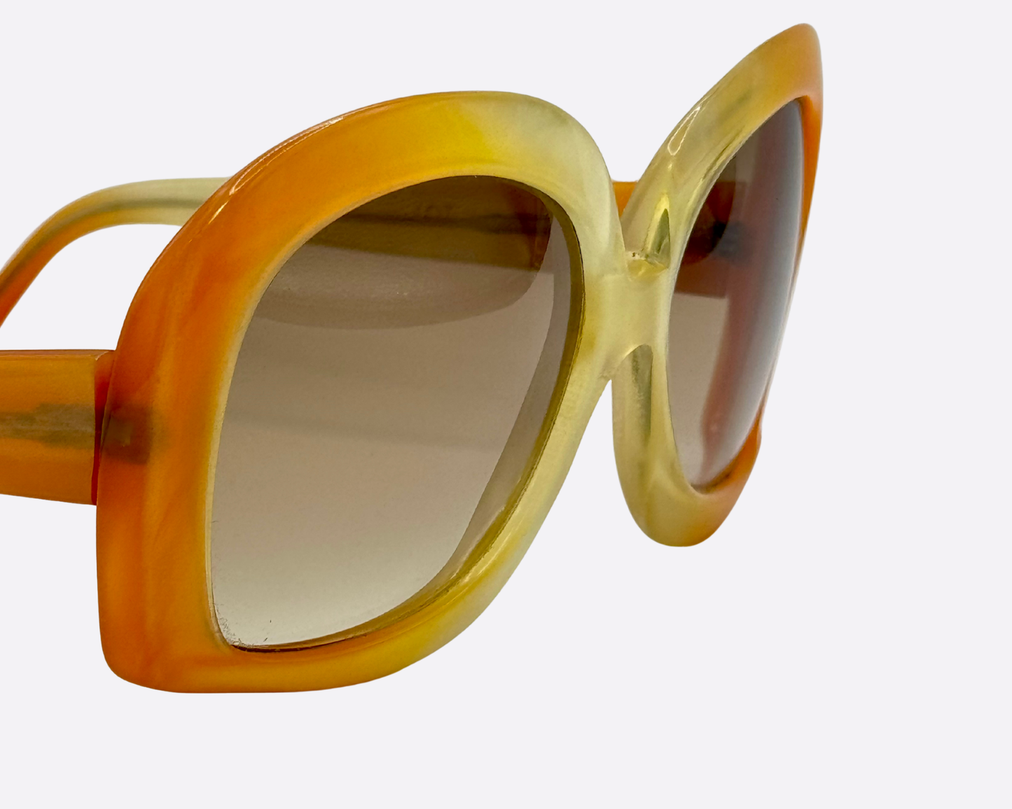 Lozza Lotus – Sunset Yellow & Orange Oversized | 1970s Vintage