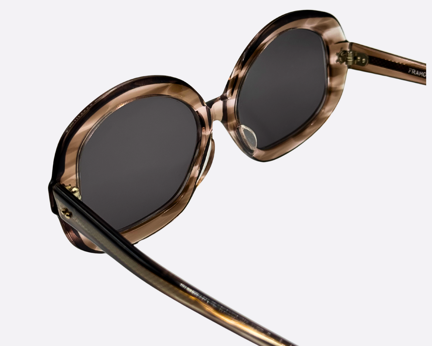 Framo – Marbled Brown Sunglasses | 70s Vintage