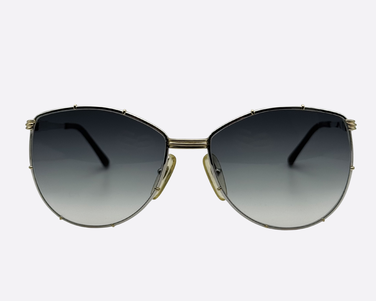 Christian Dior 2249 47 – Silver & Light Gold Statement Luxury | 80s Austria