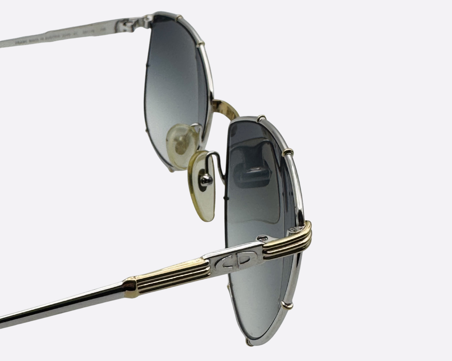 Christian Dior 2249 47 – Silver & Light Gold Statement Luxury | 80s Austria