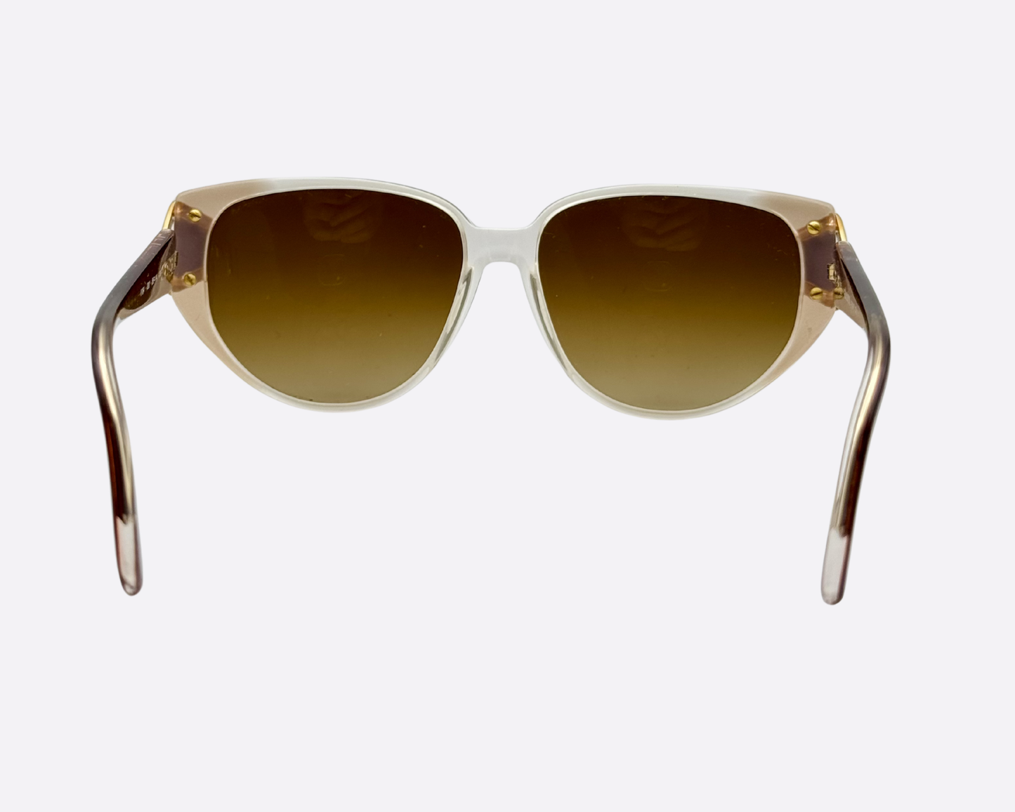 Valentino V164 – Transparente Champán y Oro | Hecho en Italia