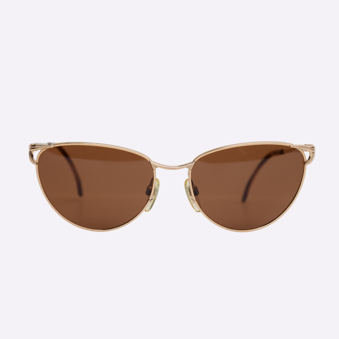 Les Copains LC109 – Gafas de sol estilo cat-eye chic | Vintage italiano