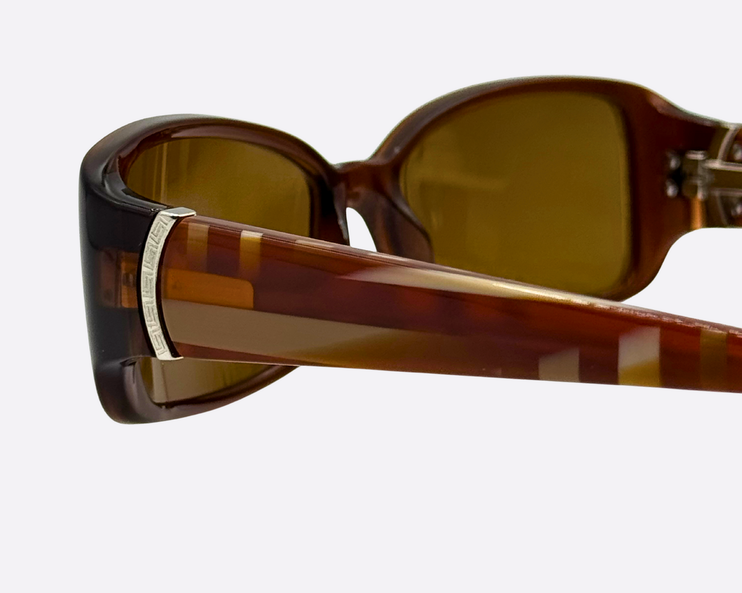 Versace 3118 – Rectangular Sunglasses | 90s Chic Minimalism