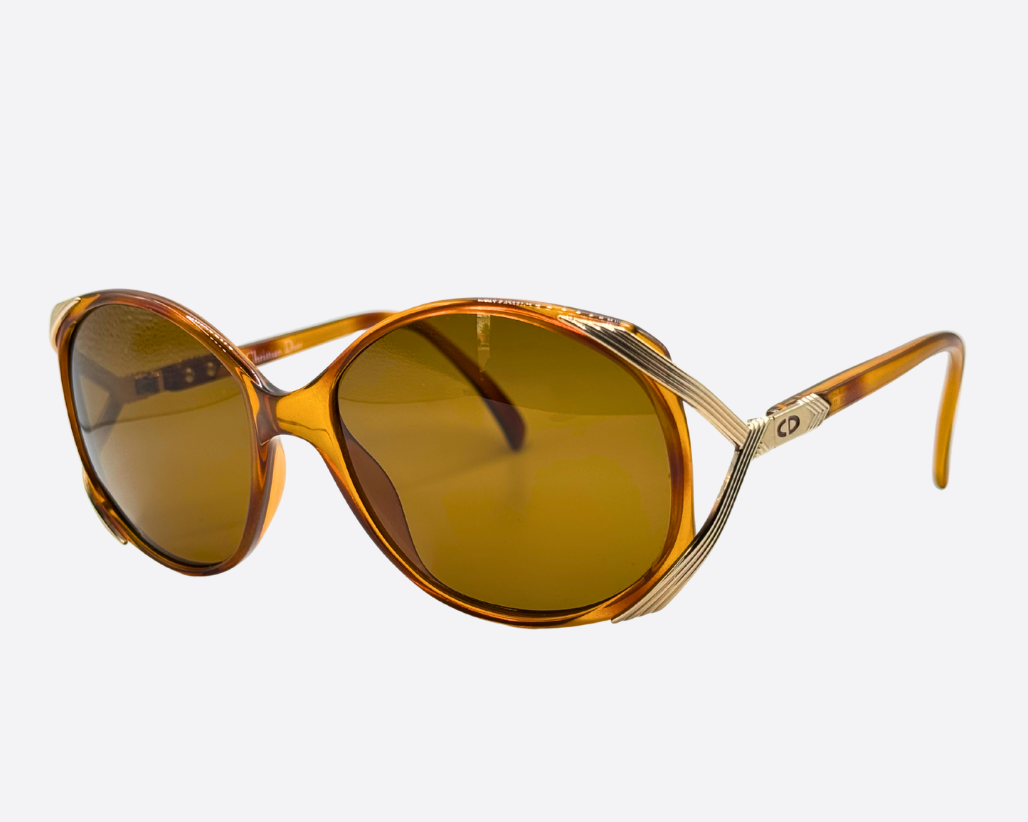 Christian Dior 2428 11 – Tortoise optyl oversized | 80s vintage