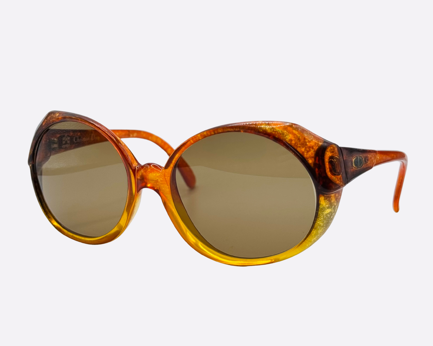 Dior 2019-30 – Amber Glitter Butterfly | 1970s Vintage Glamour