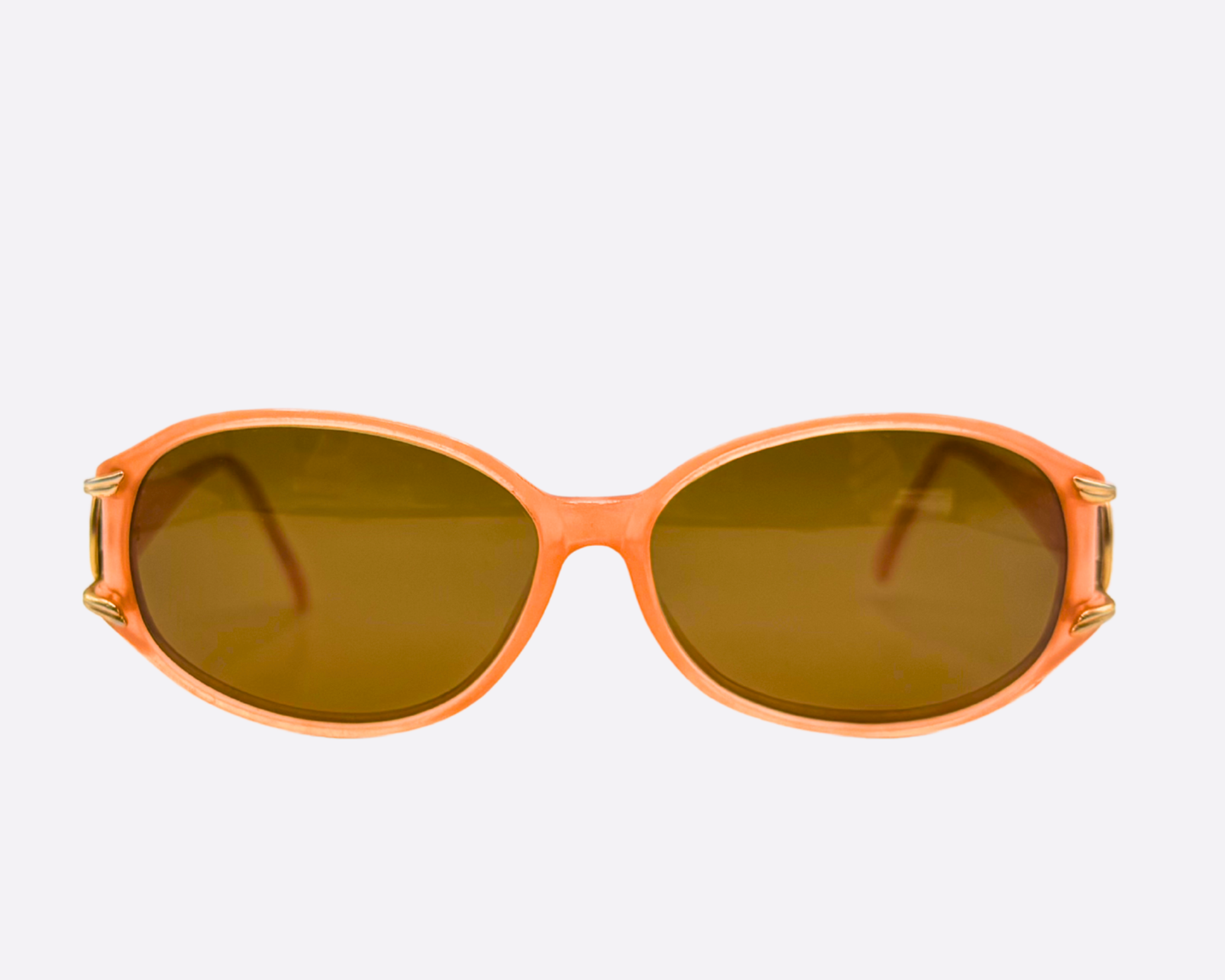 Nina Ricci 2446 – Peach oval tone | 80s french vintage