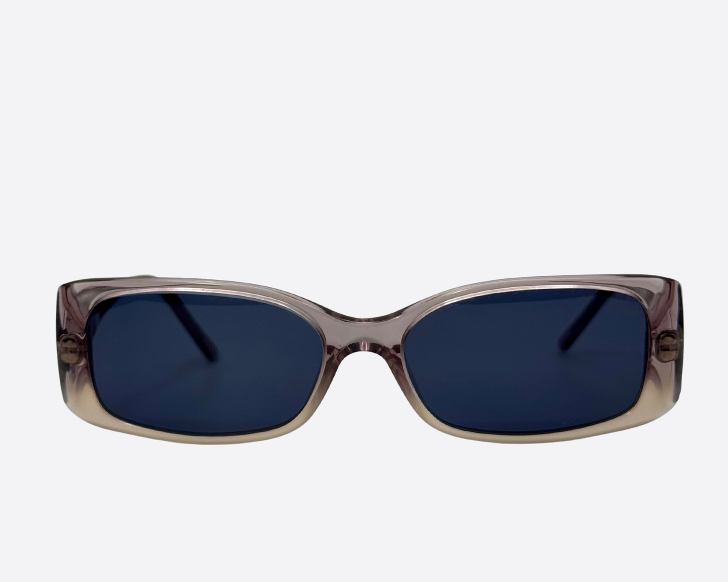 Versace 3035 B – Smoked Mauve Crystal | Early 2000s Y2K Glamour