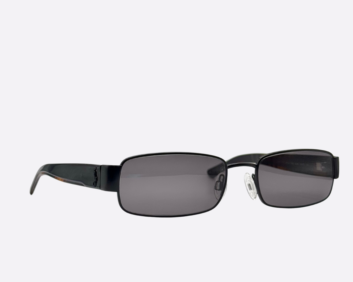Ralph Lauren 1069 – Rectangular minimalista de bronce | Finales de los 90