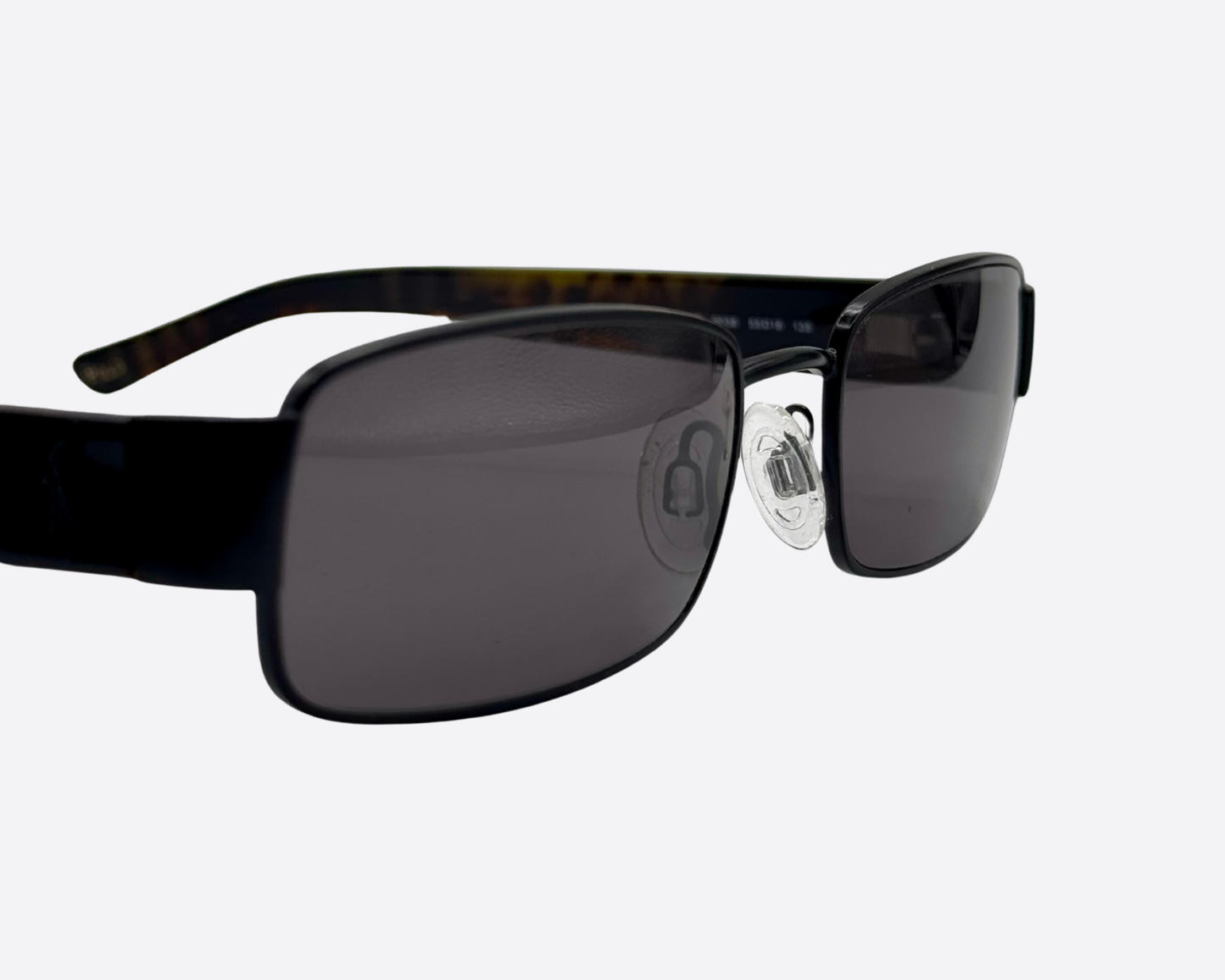Ralph Lauren 1069 – Rectangular minimalista de bronce | Finales de los 90
