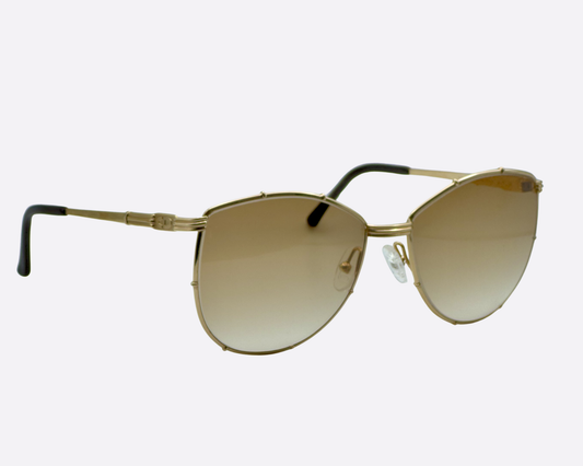 Christian Dior 2224 – Gold Wire Oversized | NOS Vintage Luxury Sunglasses