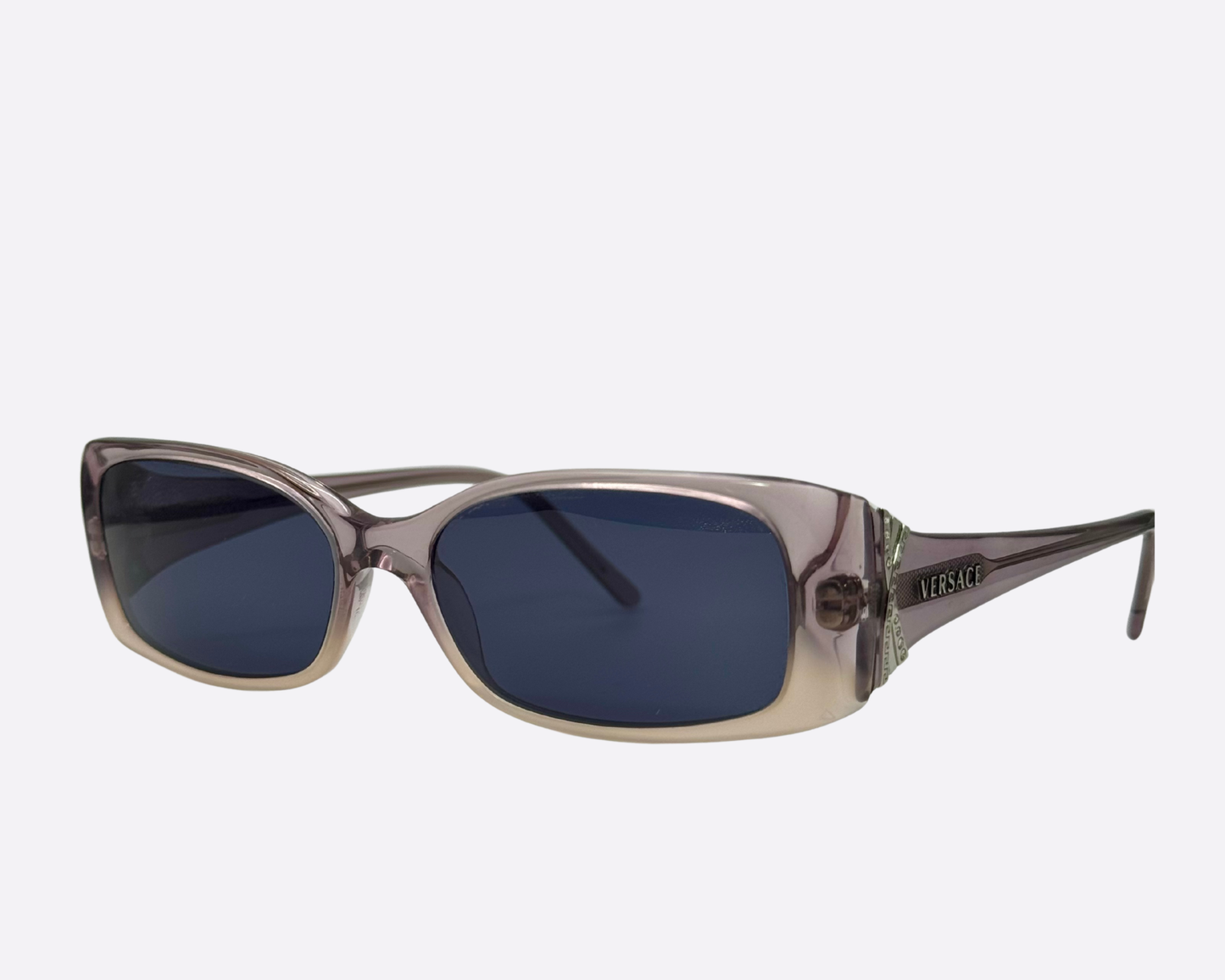 Versace 3035 B – Smoked Mauve Crystal | Early 2000s Y2K Glamour