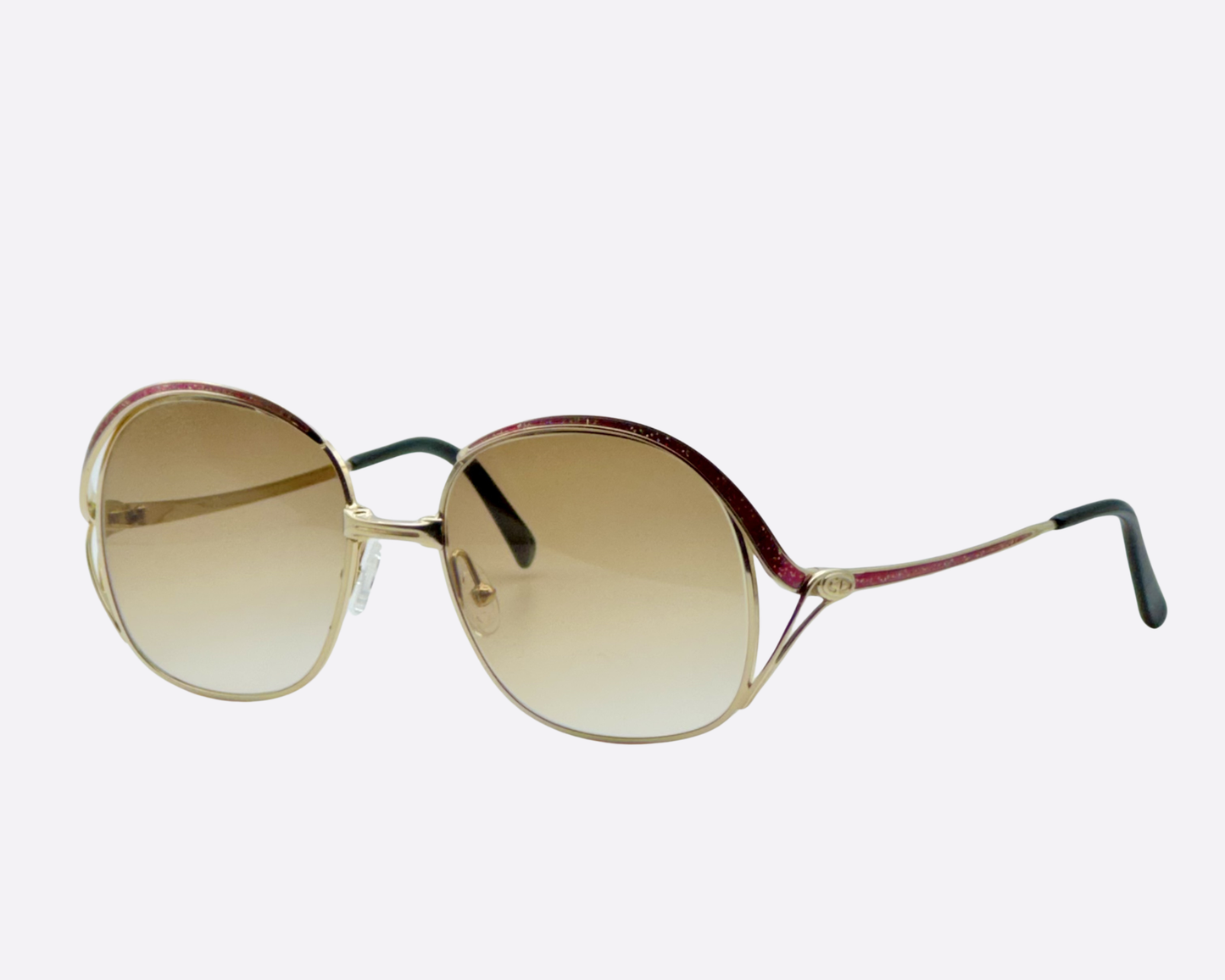 Dior 2146 – Gold & Pink Tortoise Rounded | Vintage Luxury Statement