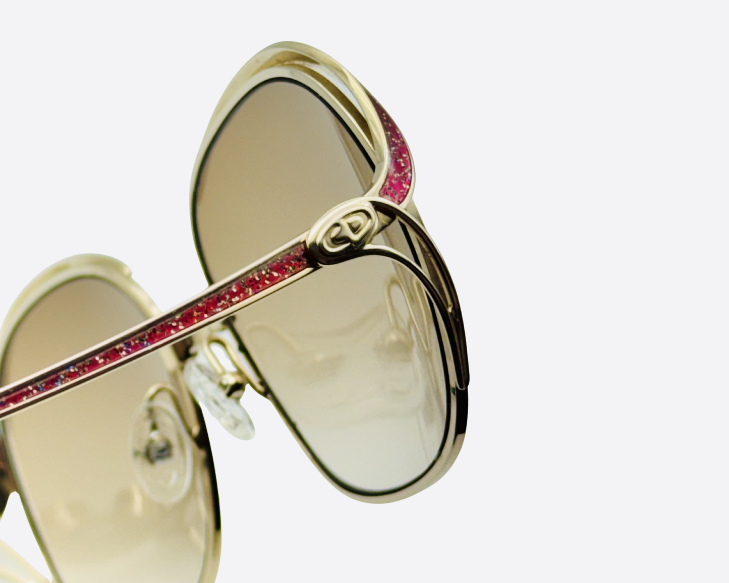 Dior 2146 – Gold & Pink Tortoise Rounded | Vintage Luxury Statement