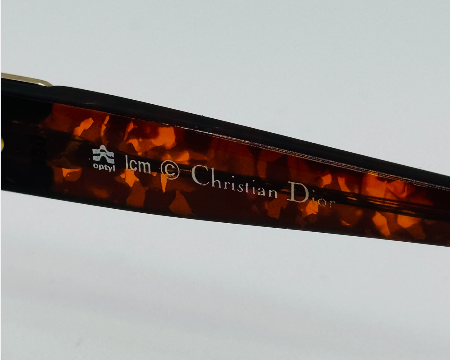Dior 2619 42 – Gold & Rhinestone Aviator | 1980s Vintage