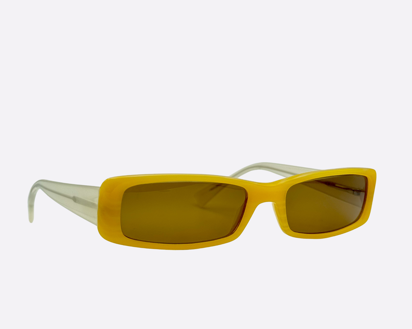 Mandarina Duck MD40213 – Amarillo y Blanco Minimalista | Años 90