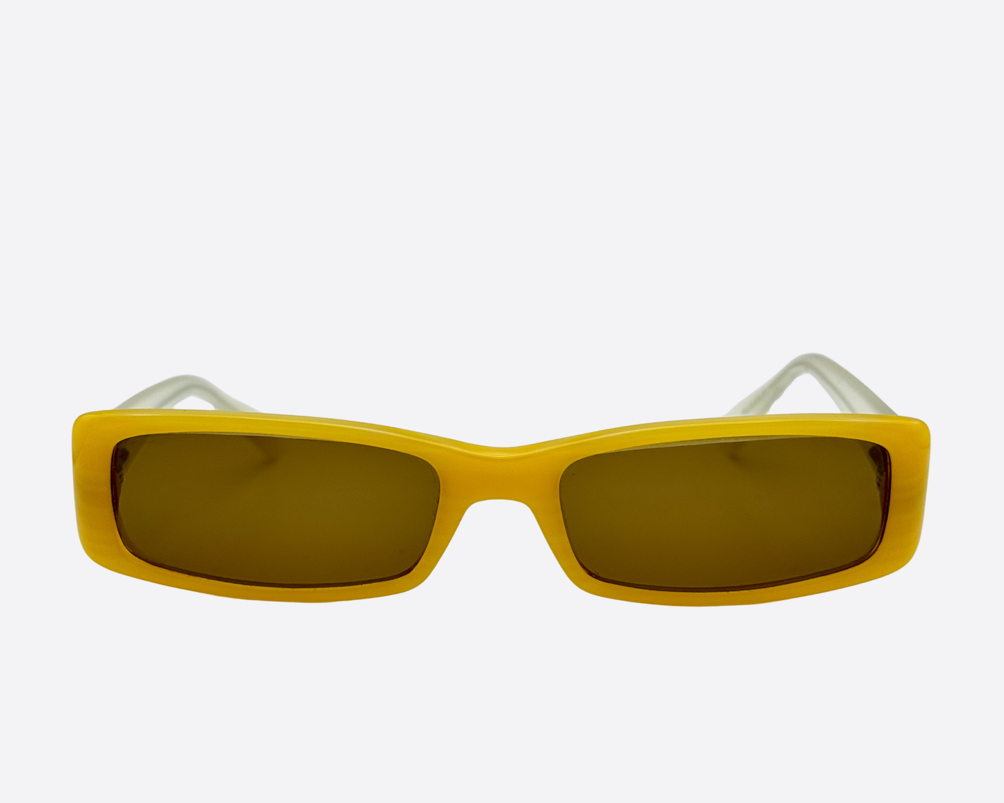 Mandarina Duck MD40213 – Amarillo y Blanco Minimalista | Años 90