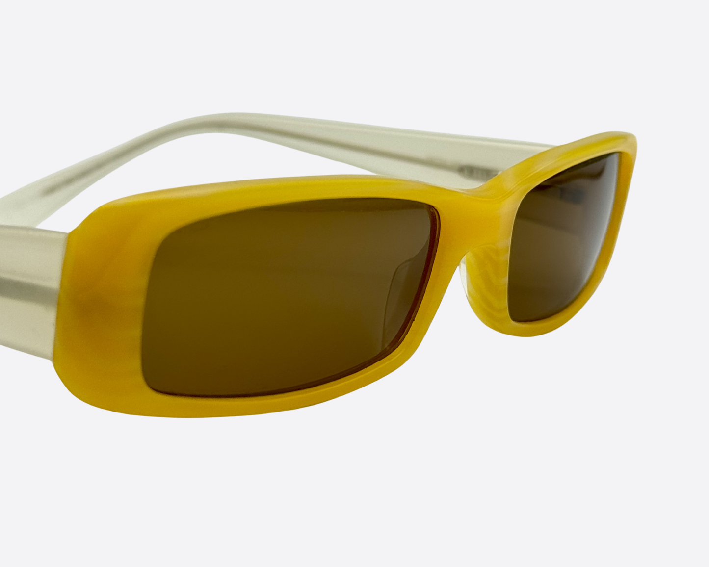 Mandarina Duck MD40213 – Amarillo y Blanco Minimalista | Años 90