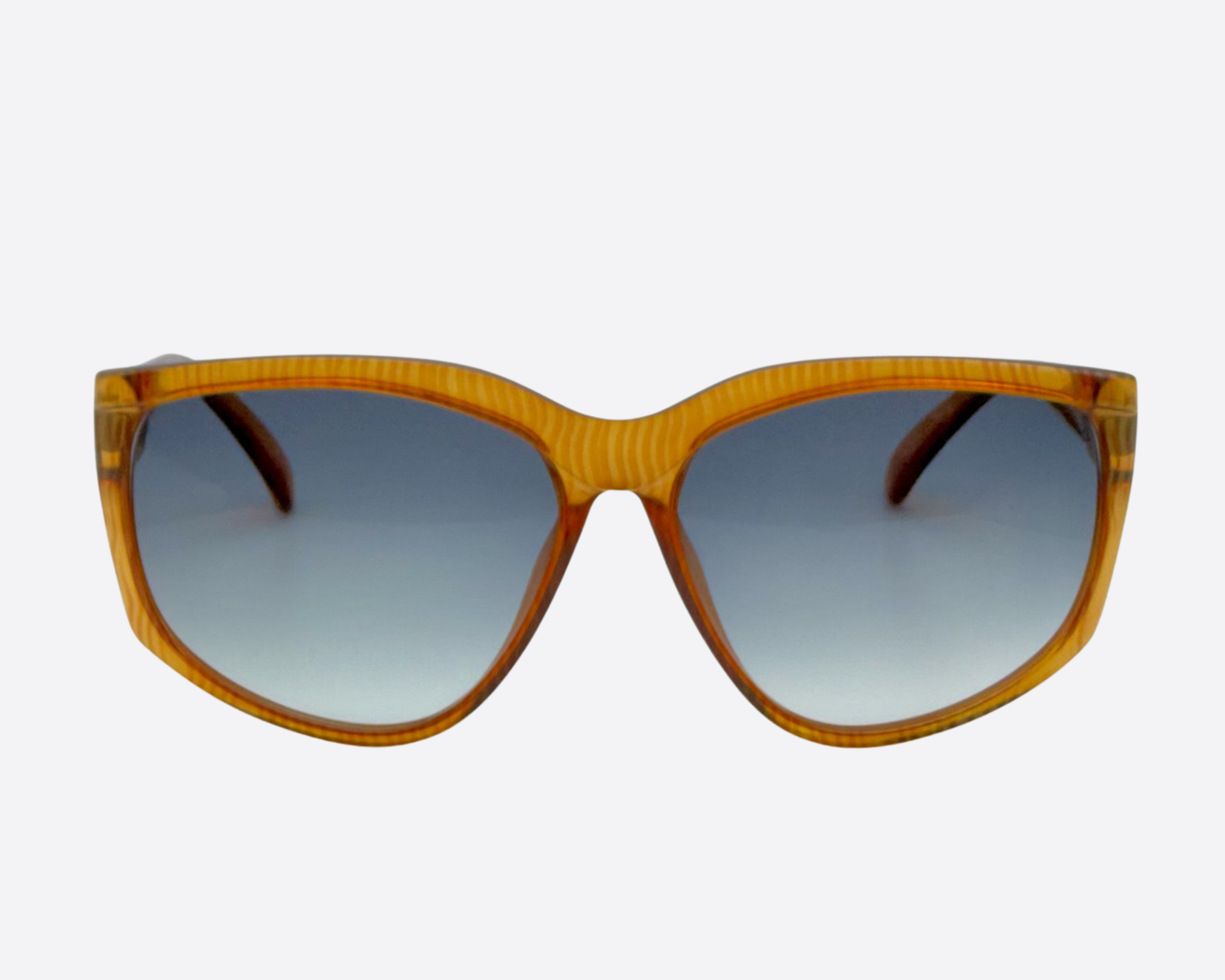 Dior 2175 30 – Amber Striped | Oversized 1980s Statement Piece