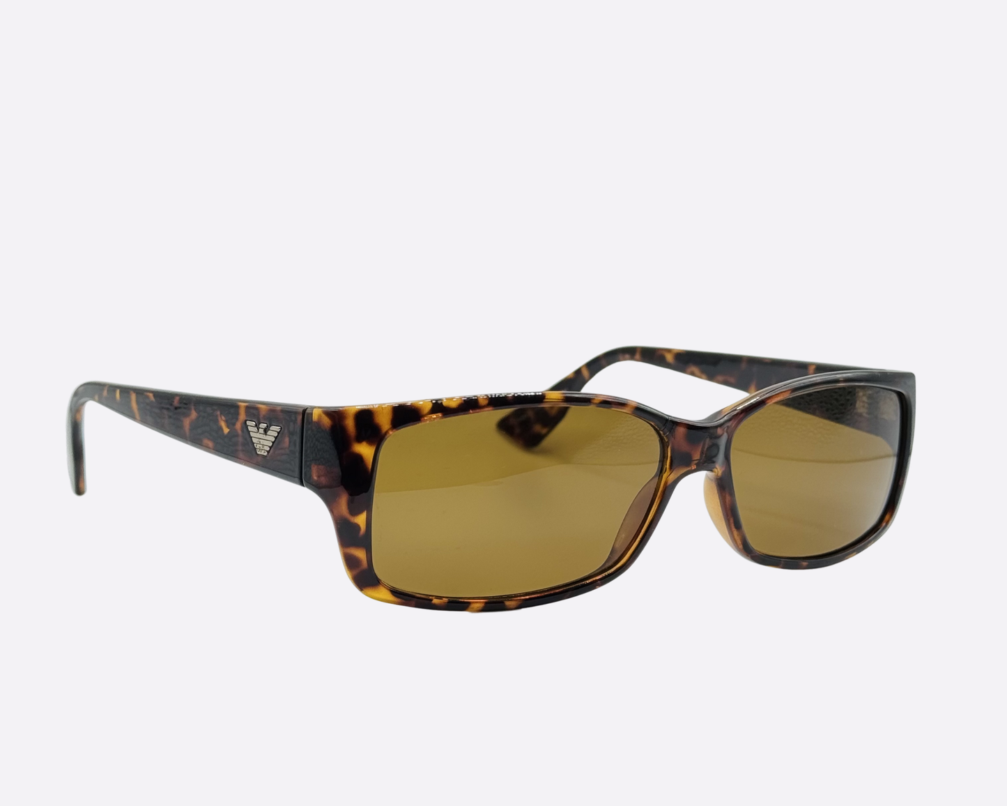 Emporio Armani EA 9619/S | Logotipo Eagle Y2K – Carey Oscuro