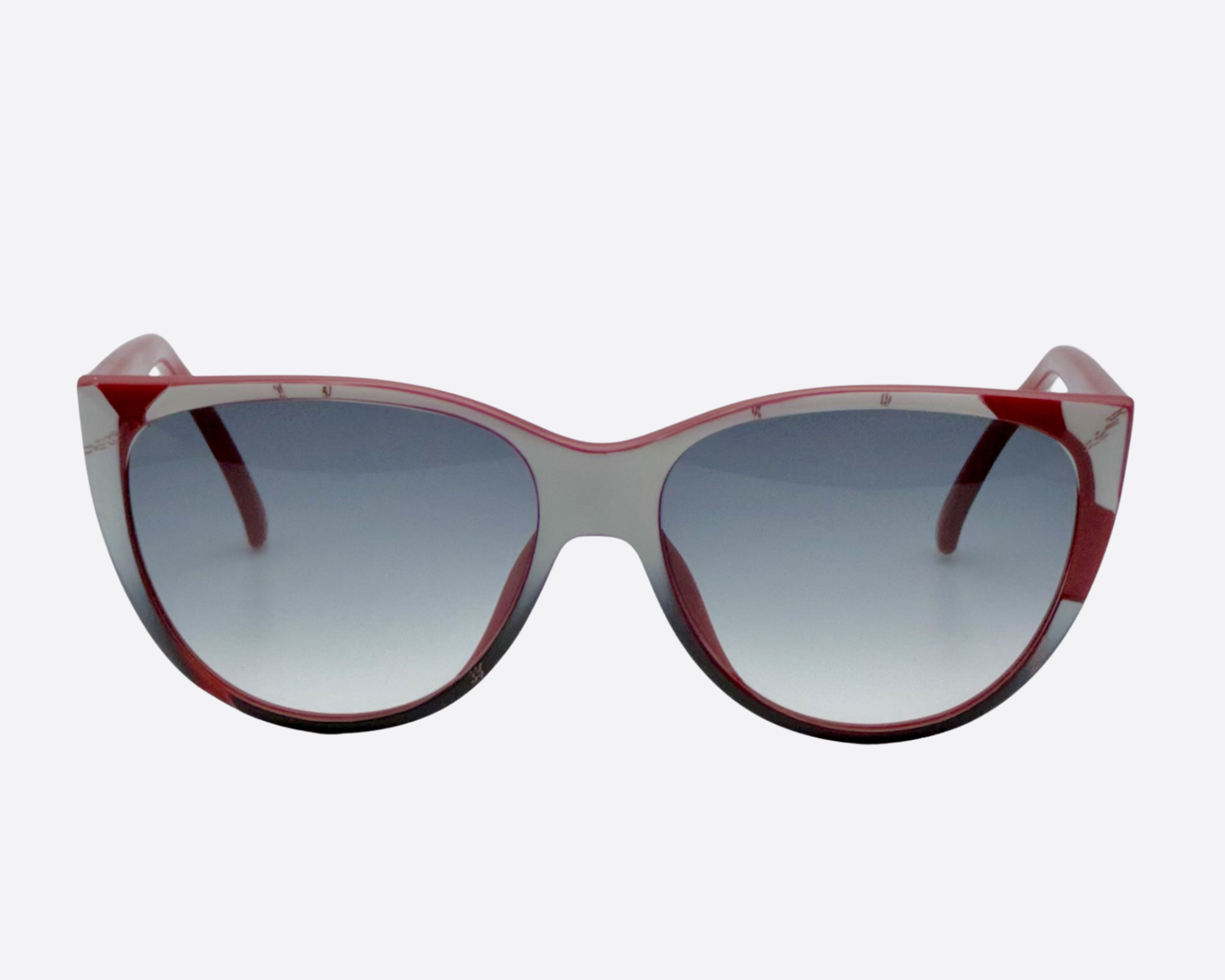 Dior 2349 70 – White & Black Asymmetric | Rare 1980s Vintage Statement