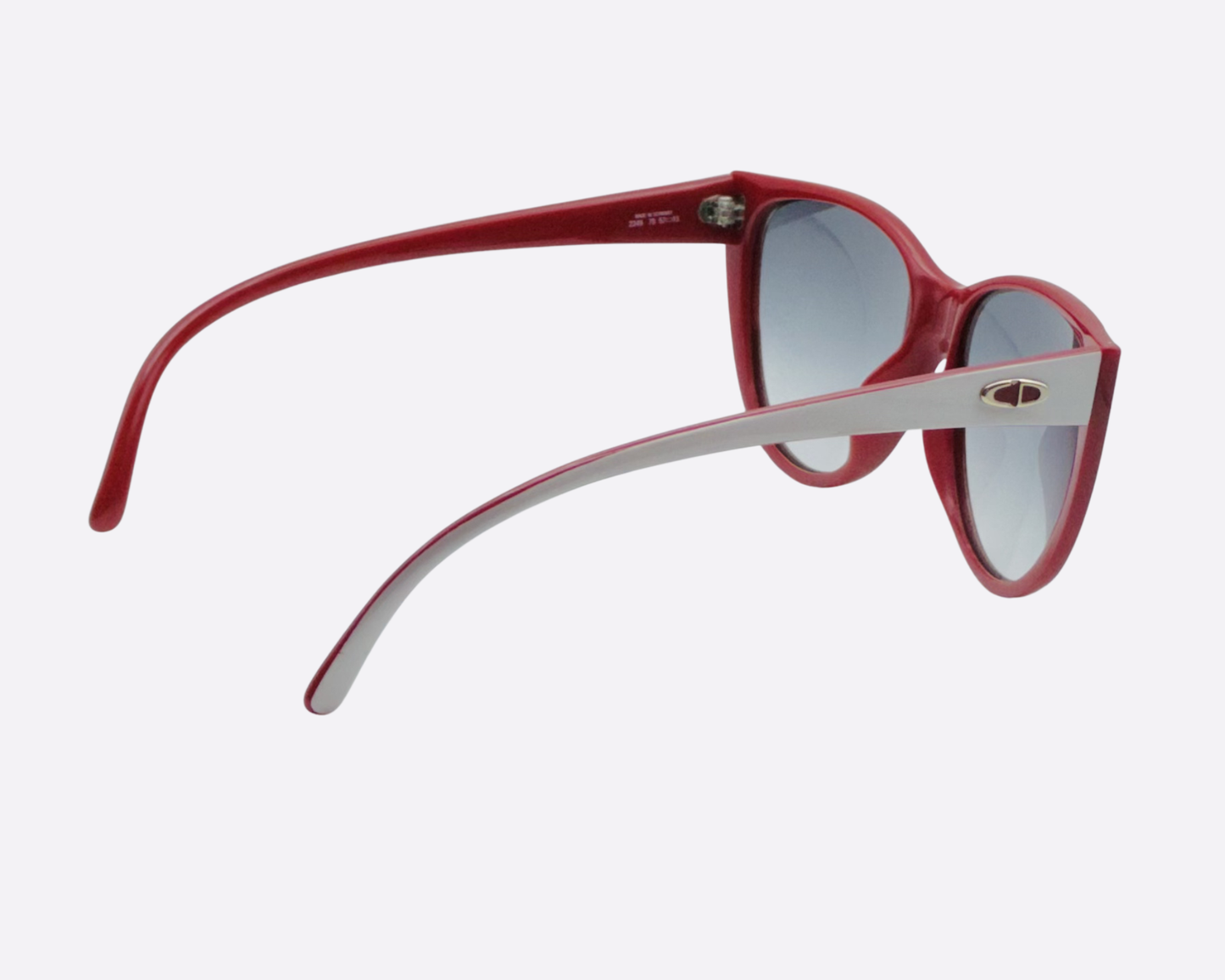 Dior 2349 70 – White & Black Asymmetric | Rare 1980s Vintage Statement