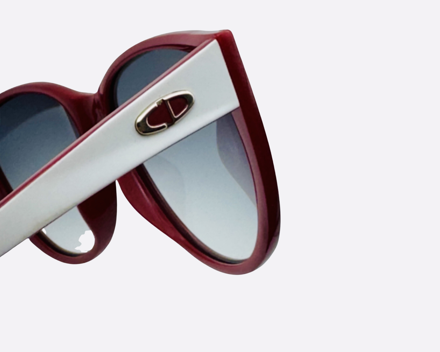Dior 2349 70 – White & Black Asymmetric | Rare 1980s Vintage Statement