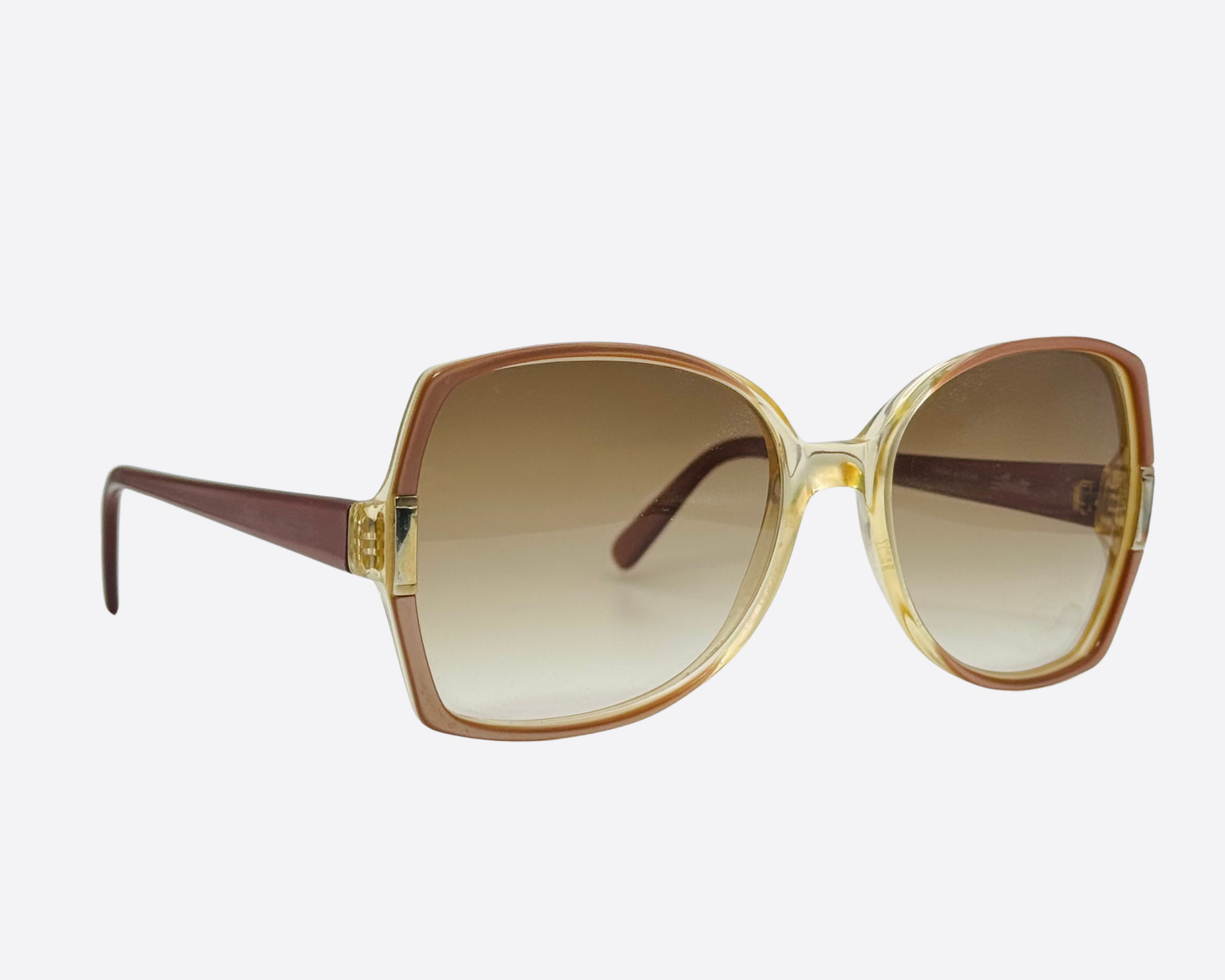 Silhouette M1153/20 – Champagne & Brown | 1970s Vintage Butterfly Glamour