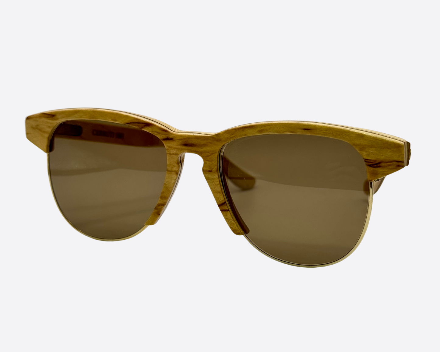 Cerruti 1881 B03 Col. 011 – Real Wood Clubmaster | Vintage 1990s