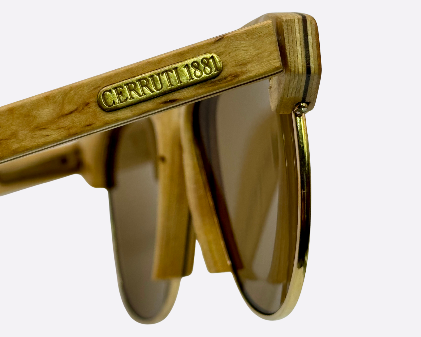 Cerruti 1881 B03 Col. 011 – Real Wood Clubmaster | Vintage 1990s