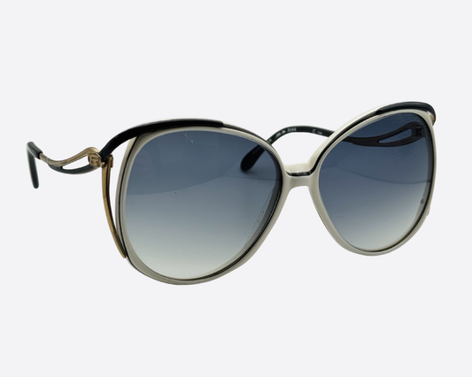 Rodenstock 3044 – Ivory & Gold Geometric | Made in Germany