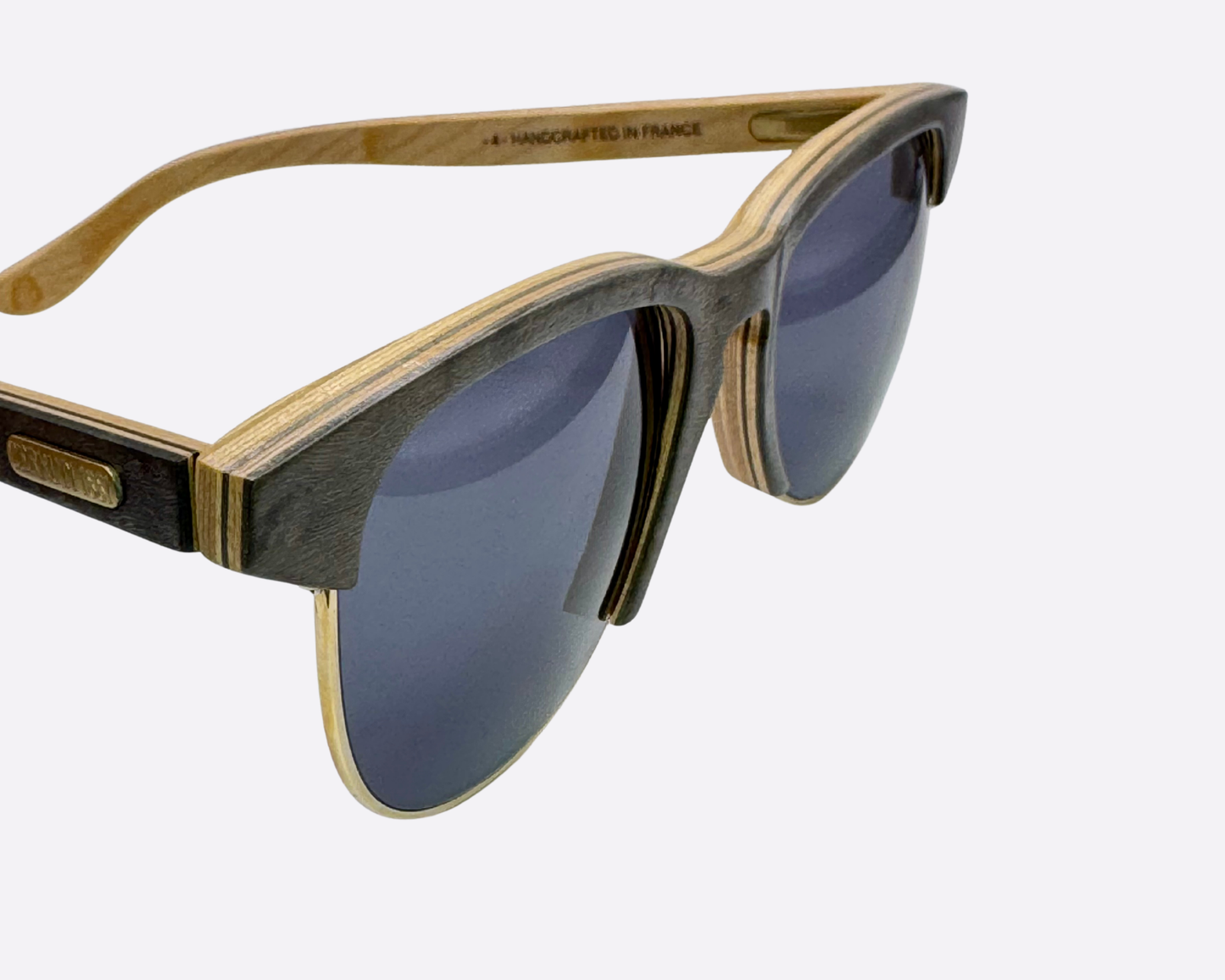 Cerruti 1881 B03 Col. 013 – Real Wood Clubmaster | Vintage 1990s
