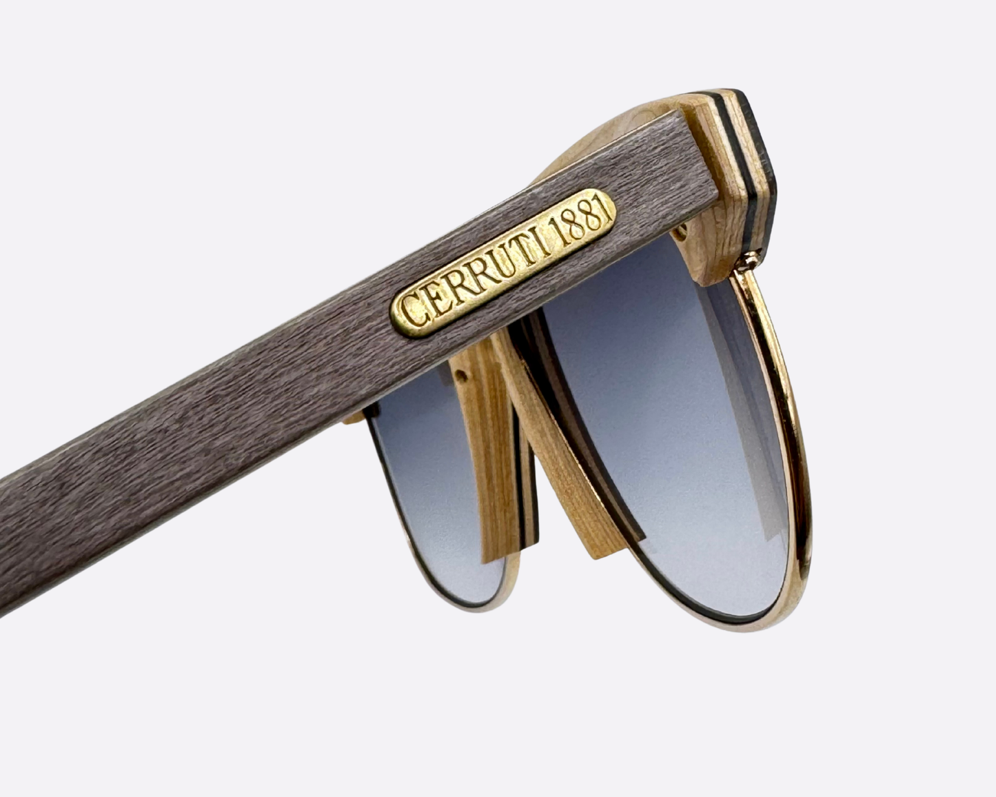 Cerruti 1881 B03 Col. 013 – Wood Clubmaster | Vintage 1990s