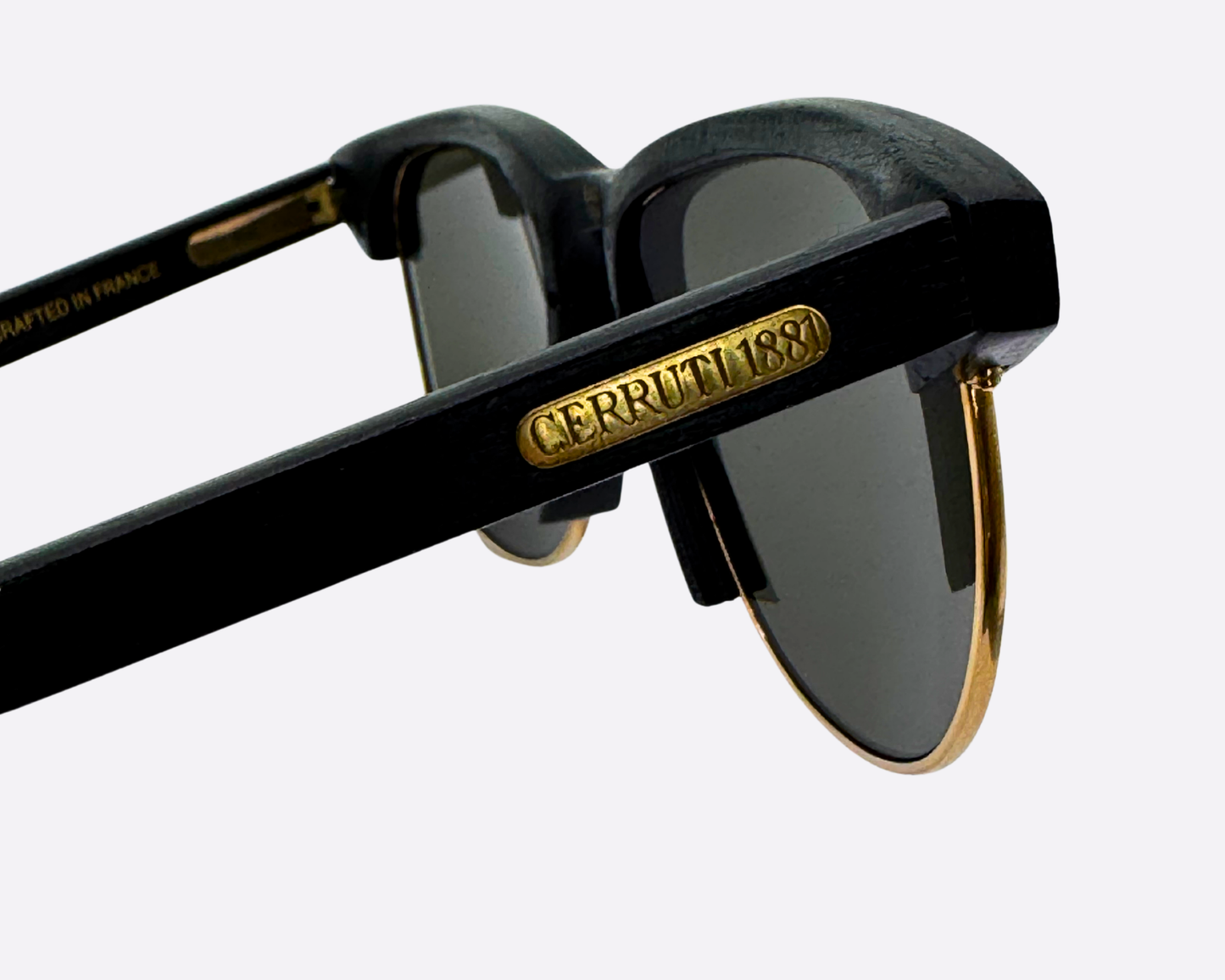 Cerruti 1881 B03 Col. 004 – Real Wood Clubmaster | Vintage 1990s