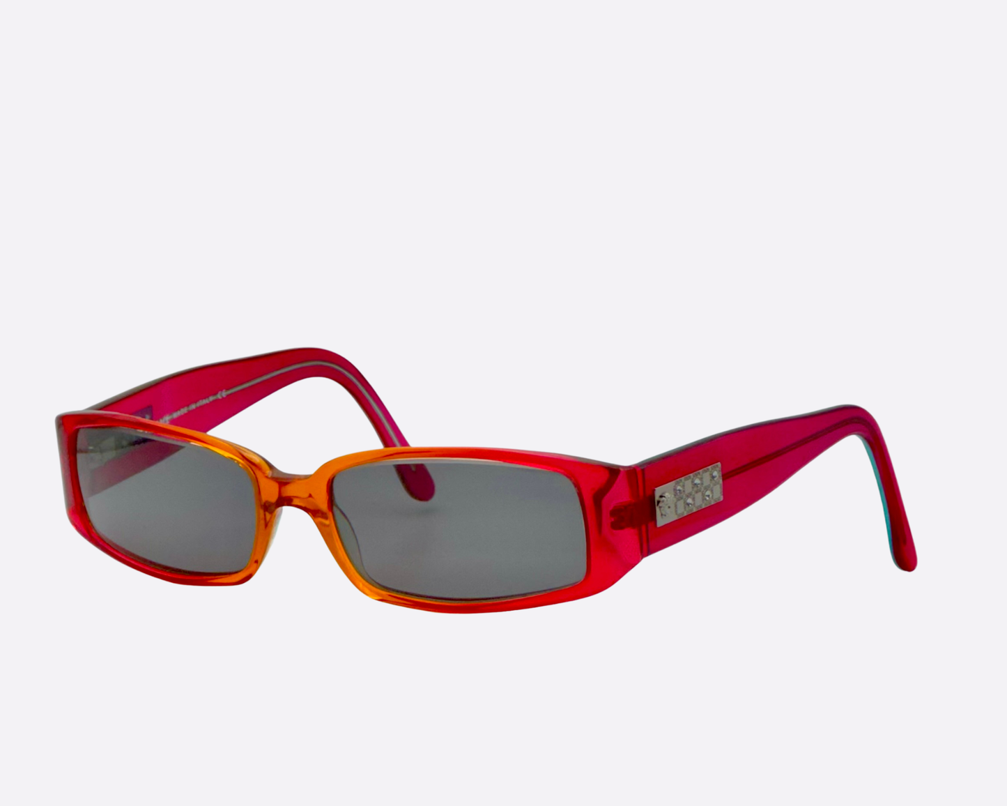 Versace 3052 B – Rosa Cristal y Degradado Naranja | Glamour Y2K