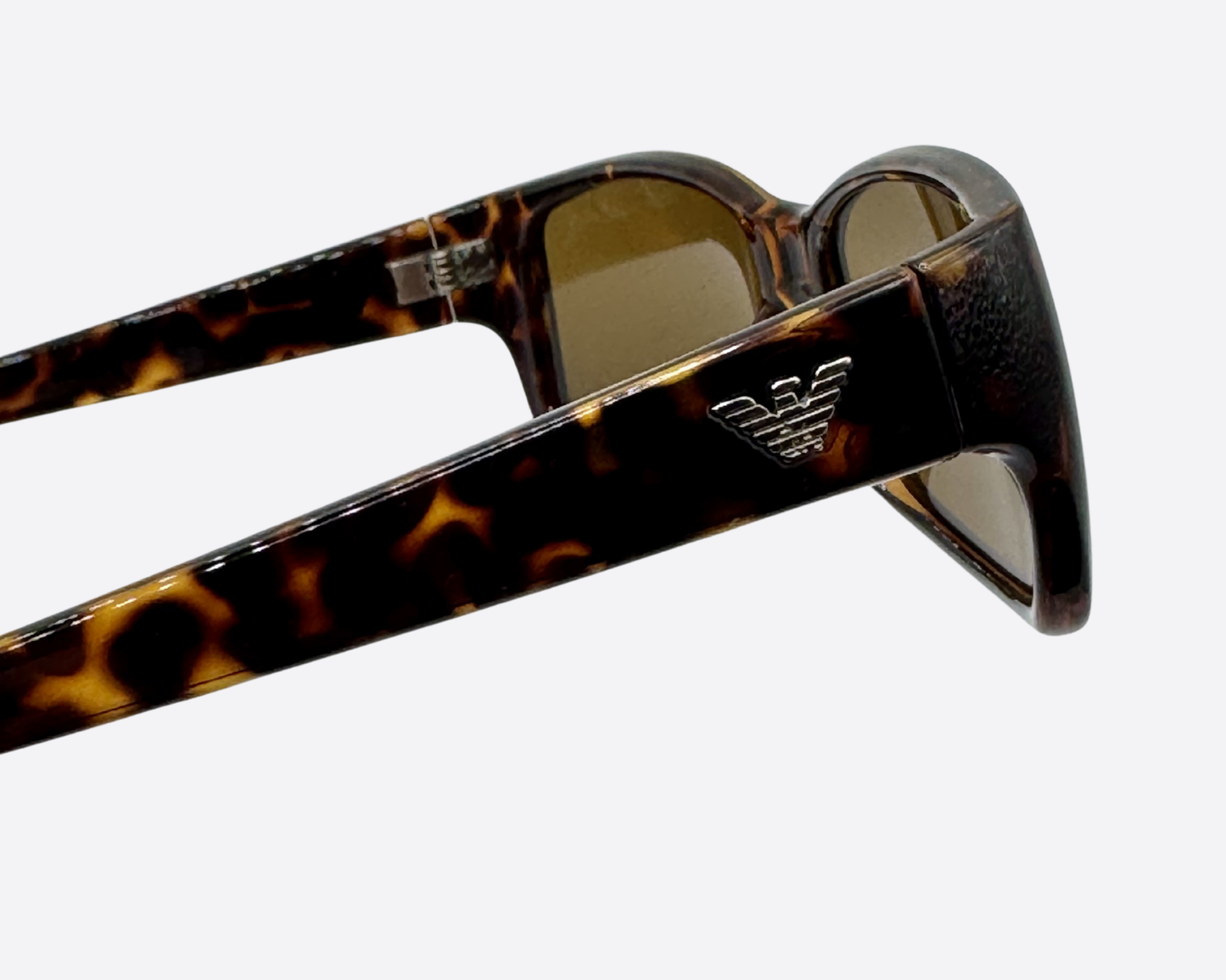 Emporio Armani EA 9619/S | Logotipo Eagle Y2K – Carey Oscuro