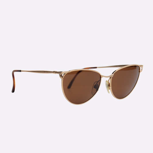 Les Copains LC109 – Gafas de sol estilo cat-eye chic | Vintage italiano